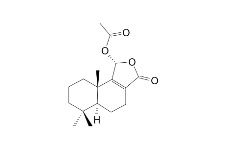 acetic acid [(1R,5aS,9aS)-3-keto-6,6,9a-trimethyl-4,5,5a,7,8,9-hexahydro-1H-benzo[g]isobenzofuran-1-yl] ester