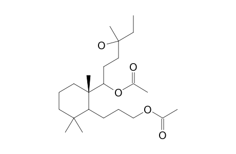 (9S)-8,9-diacetoxy-17-nor-8,9-secolabdan-13-ol