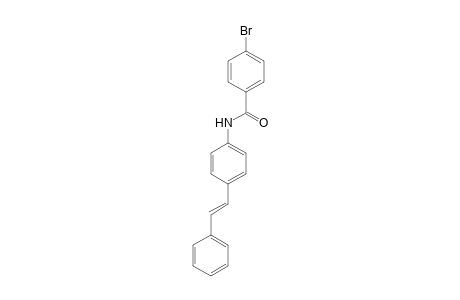 4-Bromo-N-(4-[(E)-2-phenylethenyl]phenyl)benzamide