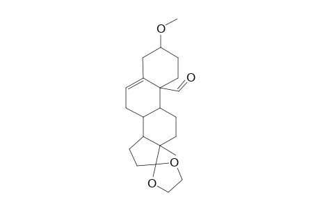 3-Methoxyandrost-5-en-19-al, 17,17-ethylenedioxy-