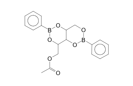 DL-XYLITOL, CYCLIC 1,3:2,4-BIS(PHENYLBORONATE) 5-ACETATE