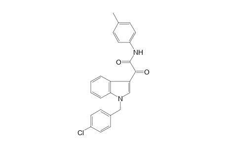 1H-Indole-3-acetamide, 1-[(4-chlorophenyl)methyl]-N-(4-methylphenyl)-.alpha.-oxo-