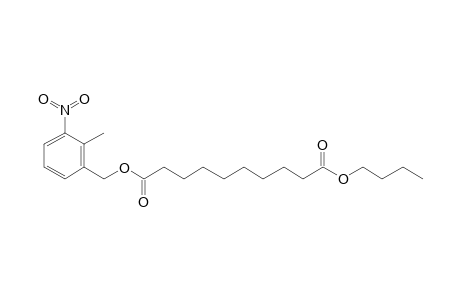 Sebacic acid, butyl 2-methyl-3-nitrobenzyl ester