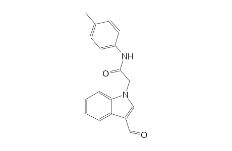 2-(3-formyl-1H-indol-1-yl)-N-(4-methylphenyl)acetamide