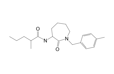 2-Methyl-N-[1-(4-methylbenzyl)-2-oxoazepan-3-yl]pentanamide