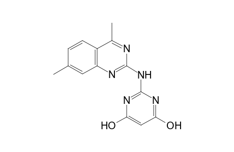 Pyrimidine-4,6-diol, 2-(4,7-dimethyl-2-quinazolinylamino)-