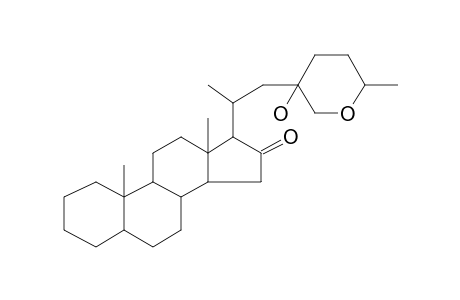 Pregnan-16-one, 20-[[3-hydroxy-6-methyl]oxacyclohex-3-yl]methyl-