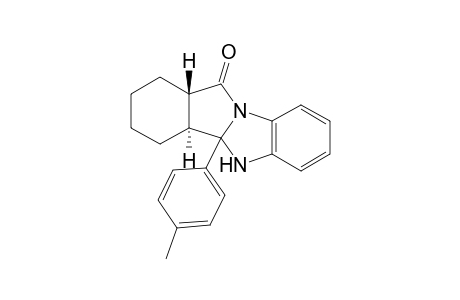 trans-4b-(p-tolyl)-2,3,4,4a,5,11a-hexahydro-1H-isoindolo[2,1-a]benzimidazol-11-one