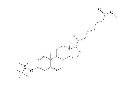 7-[3-(tert-butyl-dimethyl-silanyloxy)-10,13-dimethyl-4,7,8,9,10,11,12,13,14,15,16,17-dodecahydro-3H-cyclopenta[a]phenanthren-17-yl]-octanoic acid methyl ester