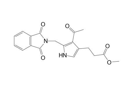 Phthalimide, N-[3-acetyl-4-(3-methoxy-3-oxopropyl)(1H)pyrrol-2-ylmethyl]-