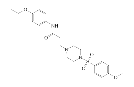 1-piperazinepropanamide, N-(4-ethoxyphenyl)-4-[(4-methoxyphenyl)sulfonyl]-