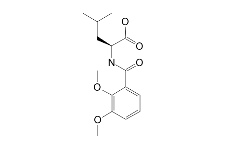 (2S)-2-[(2,3-dimethoxybenzoyl)amino]-4-methyl-pentanoic acid