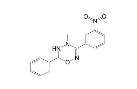 4-Methyl-3-(3-nitrophenyl)-6-phenyl-5,6-dihydro-4H-[1,2,4,5]oxatriazine