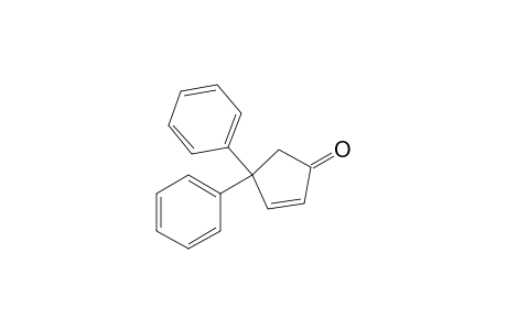 4,4-Diphenyl-1-cyclopent-2-enone