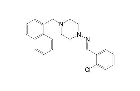 1-piperazinamine, N-[(E)-(2-chlorophenyl)methylidene]-4-(1-naphthalenylmethyl)-