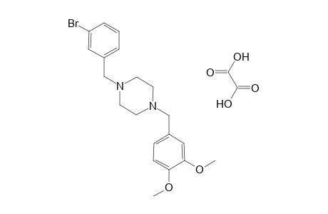 1-(3-Bromobenzyl)-4-(3,4-dimethoxybenzyl)piperazine oxalate