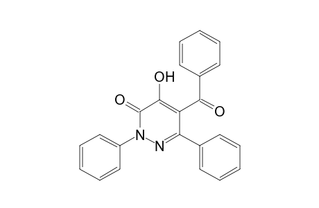 3(2H)-Pyridazinone, 5-benzoyl-4-hydroxy-2,6-diphenyl-