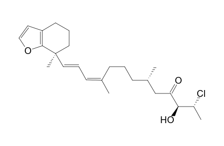 (2R,3S,6S,10Z,12E)-2-chloro-3-hydroxy-6,10-dimethyl-13-[(7S)-7-methyl-5,6-dihydro-4H-benzofuran-7-yl]trideca-10,12-dien-4-one