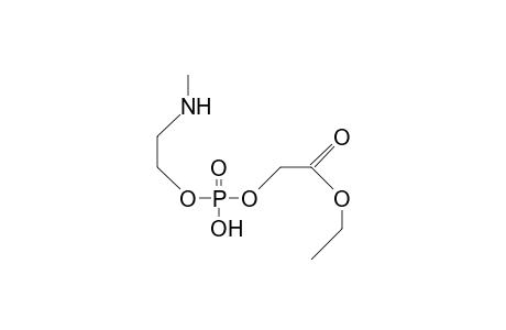 Phosphoric acid, ethoxycarbonylmethyl N-methyl-2-amino-ethyl diester