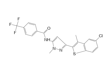 N-[3-(5-chloro-3-methylbenzo[b]thien-2-yl)-1-methylpyrazol-5-yl]-alpha,alpha,alpha-trifluoro-p-toluamide