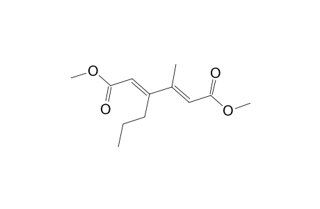 2,4-Hexadienedioic acid, 3-methyl-4-propyl-, dimethyl ester, (E,E)-