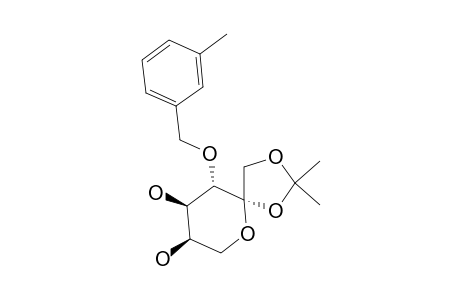 1,2-o-Isopropylidene-3-o-(m-methylbenzyl)-.beta.-D-fructopyranose