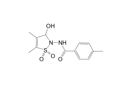 2-(4-Methylbenzoylamino)-4,5-dimethyl-3-hydrxy-2,3-dihydroisothiazolie 1,1-dioxide