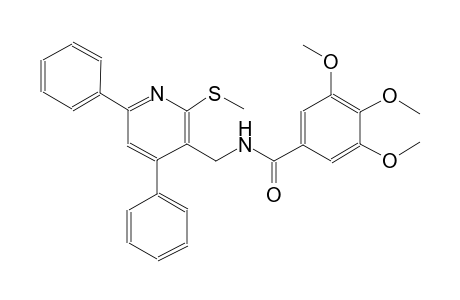 benzamide, 3,4,5-trimethoxy-N-[[2-(methylthio)-4,6-diphenyl-3-pyridinyl]methyl]-