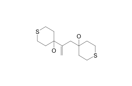 4,4'-(1"-Methyleneethane-1",2"-diyl)-bis[tetrahydro-2H-thiopyran-4-ol]