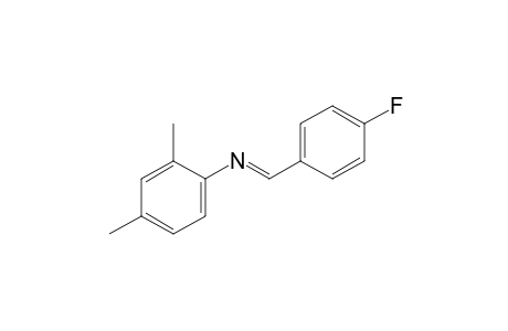 N-(p-fluorobenzylidene)-2,4-xylidene