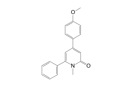 4-(p-methoxyphenyl)-1-methyl-6-phenyl-2(1H)-pyridone