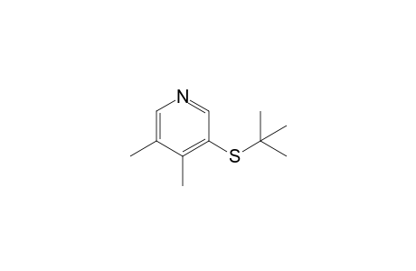 3,4-Lutidine, 5-(tert-butylthio)-