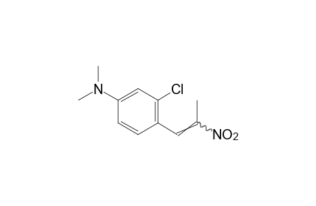 3-chloro-N,N-dimethyl-4-(2-nitropropenyl)aniline