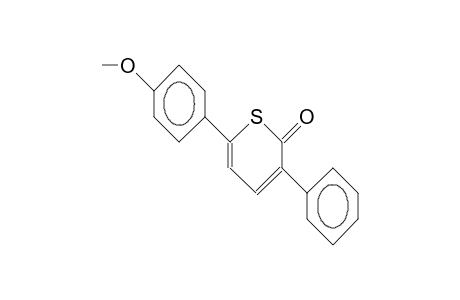 6-(4-METHOXYPHENYL)-3-PHENYL-2H-THIOPYRAN-2-ONE