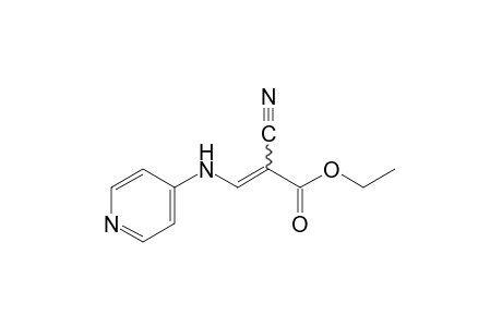 2-cyano-3-[(4-pyridyl)amino]acrylic acid, ethyl ester