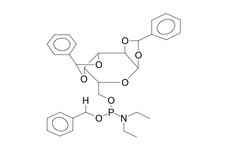 Benzyl(1,2;3,4-dibenzylidene-alpha-D-galactopyranoso-6)diethylamidophosphite