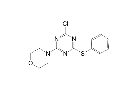 2-Chloro-4-(4-morpholinyl)-6-(phenylsulfanyl)-1,3,5-triazine