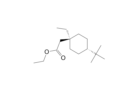 Ethyl ester of trans-4-(1,1-dimethylethyl)-1-ethylcyclohexaneacetic acid