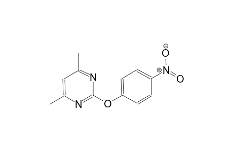 Pyrimidine, 4,6-dimethyl-2-(4-nitrophenoxy)-