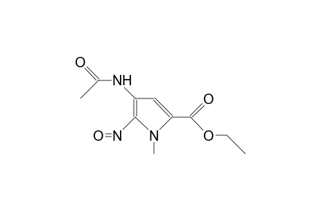 4-acetamido-1-methyl-5-nitrosopyrrole-2-carboxylic acid, ethyl ester