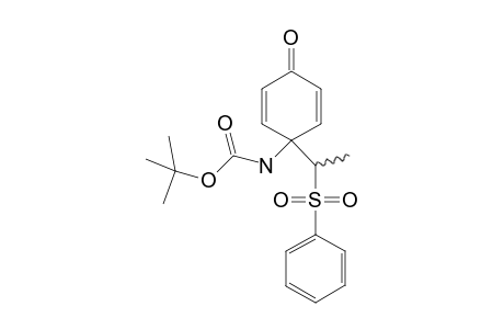 4-[N-(t-Butoxycarbonyl)amino]-4-[1'-(phenylsulfonyl)ethyl]-2,5-cyclohexadienone