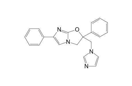 2,3-Dihydro-2,6-diphenyl-2-(imidazol-1-ylmethyl)imidazo[2,1-b][1,3]oxazole