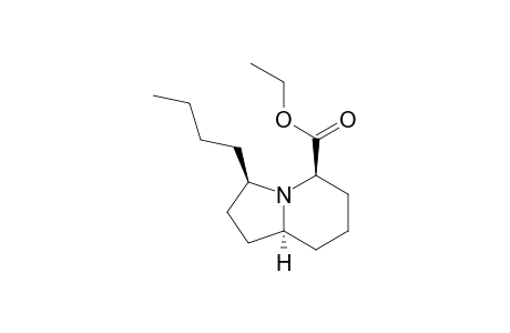 ETHYL-R-BUTYL-1,2,3,5,6,7,8,T-8A-OCTAHYDROINDOLIZINE-C-5-CARBOXYLATE