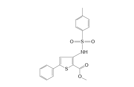 5-phenyl-3-(p-toluenesulfonamido)-2-thiophenecarboxylic acid, methyl ester