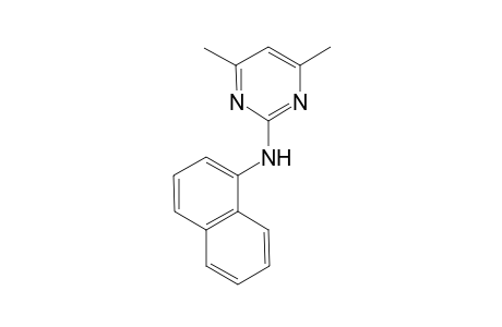 2-pyrimidinamine, 4,6-dimethyl-N-(1-naphthalenyl)-