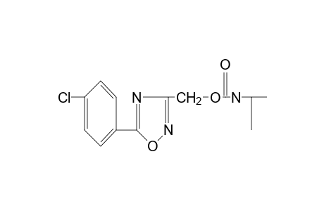 5-(p-chlorophenyl)-1,2,4-oxadiazole-3-methanol, isopropylcarbamate (ester)
