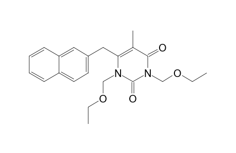 1-ETHOXYMETHYL-3-ETHOXYMETHYL-5-METHYL-6-(1-NAPHTHYLMETHYL)-URACIL