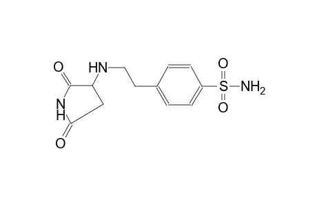 4-{2-[(2,5-dioxo-3-pyrrolidinyl)amino]ethyl}benzenesulfonamide