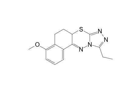 6,6a-dihydro-10-ethyl-4-methoxy-5H-naphtho[1,2-e-s-triazolo][3,4-b][1,3,4]thiadiazine