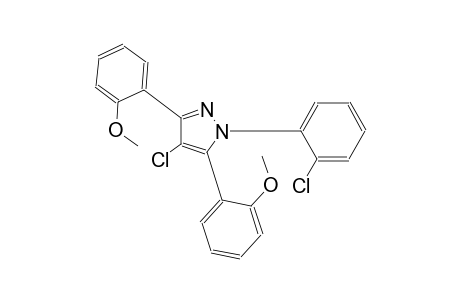 4-chloro-1-(2-chlorophenyl)-3,5-bis(2-methoxyphenyl)-1H-pyrazole